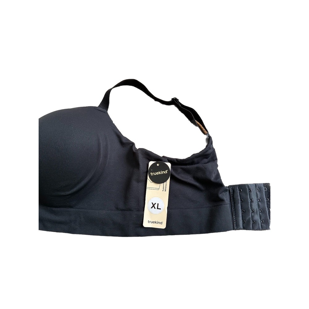 NWT Truekind® Supportive Comfort Wireless Shaping Bra Black XL - Picture 5 of 8